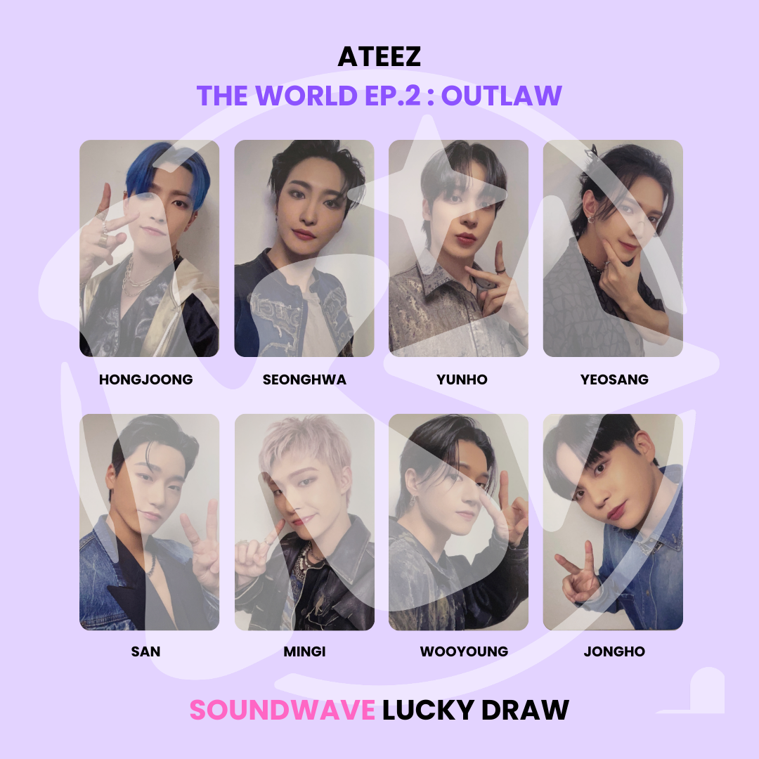 ATEEZ - THE WORLD EP.2 : OUTLAW SOUNDWAVE LUCKY DRAW ✅