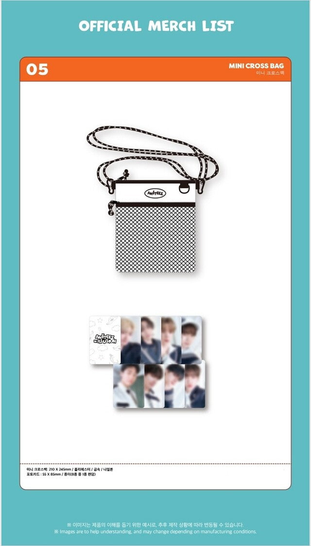 ATEEZ - ANITEEZ MINI CROSS BAG ✅