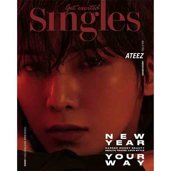 ATEEZ - COVER SINGLES MAGAZINE 2024 JANUARY ISSUE ✅