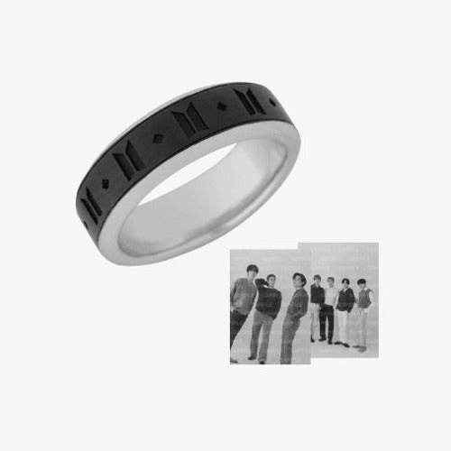 BTS - MONOCHROME RING (BLACK) ✅