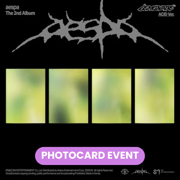 [PREORDER] AESPA - Lemonade (Acid Ver.) + PHOTOCARD