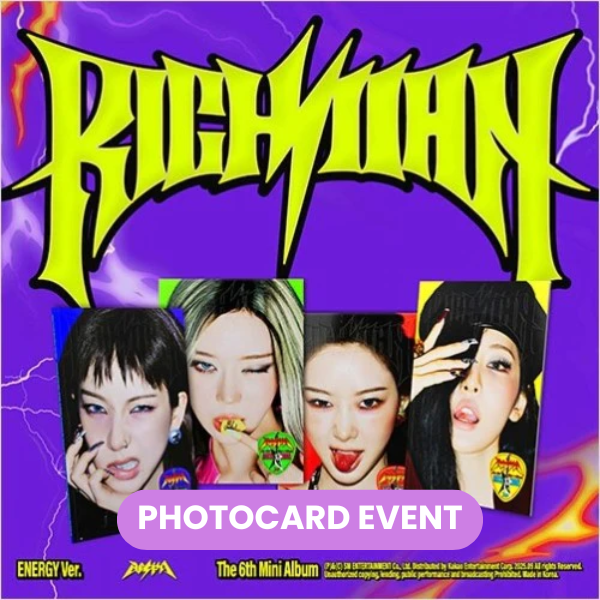 [PREORDER] AESPA - Rich Man (Energy Ver.) + LUCKY DRAW PHOTOCARD