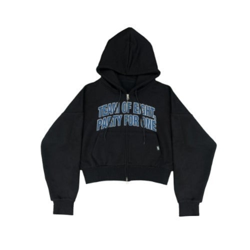 [PREORDER] ATEEZ - 8ROOM Pop-Up - Crop Zip Up Hoodie