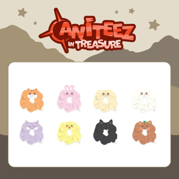 ATEEZ - Aniteez In Treasure Plush Scrunchie ✅