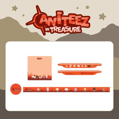 ATEEZ - Aniteez In Treasure Stationery Set ✅