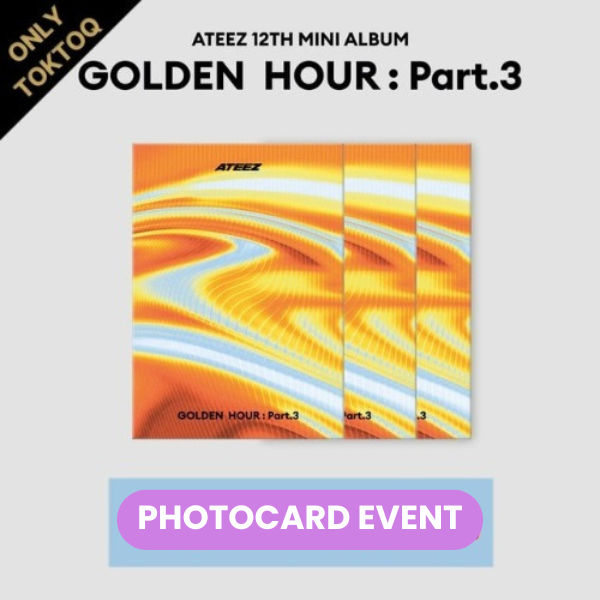 ATEEZ - Golden Hour: Part.3 (Poca Album Ver. TOKTOQ Set) + PHOTOCARD ✅