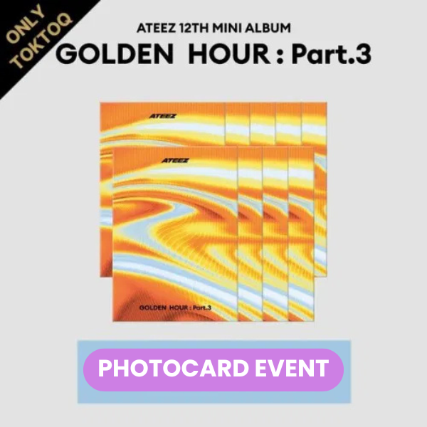 ATEEZ - Golden Hour: Part.3 (Poca Album Ver. Young Farmer Set) + PHOTOCARD ✅