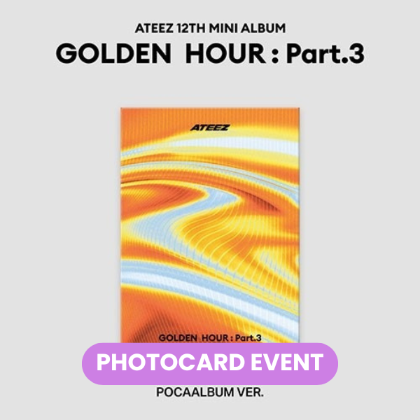 ATEEZ - Golden Hour: Part.3 (Poca Album Ver.) + PHOTOCARD ✅