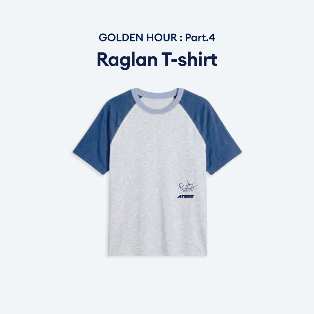 [PREORDER] ATEEZ - Golden Hour : Part.4 - Raglan T-Shirt