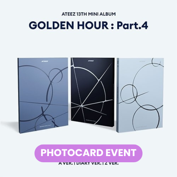 [PREORDER] ATEEZ - Golden Hour : Part.4 + PHOTOCARD