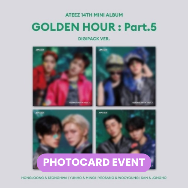 [PREORDER] ATEEZ - Golden Hour : Part.5 (Digipack Unit Ver.) + PHOTOCARD