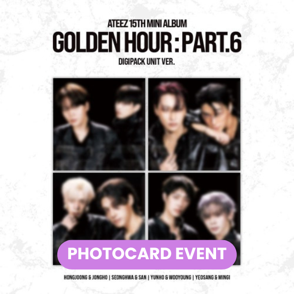 [PREORDER] ATEEZ - Golden Hour : Part.6 (Digipack Unit Ver.) + PHOTOCARD