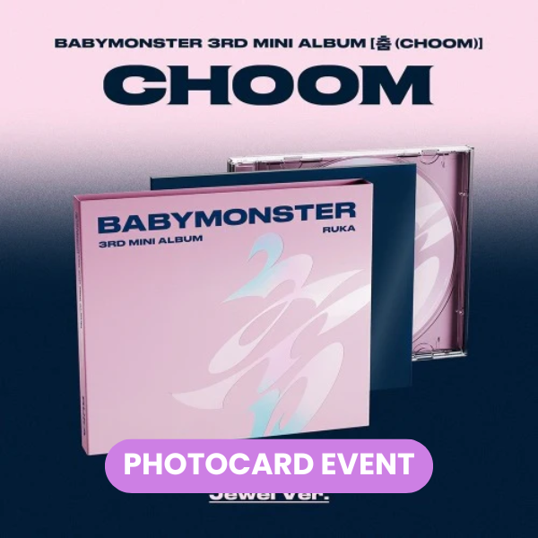 [PREORDER] BABYMONSTER - Choom (Jewel Ver.) + PHOTOCARD