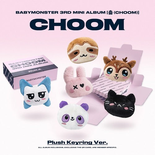 [PREORDER] BABYMONSTER - Choom (Plush Keyring Ver.)