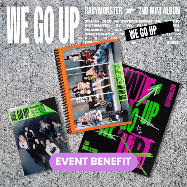 BABYMONSTER - We Go Up (Random Ver.) + BENEFIT ✅