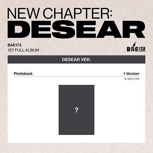 BAE173 - New Chapter : Desear (Desear Ver.) ✅