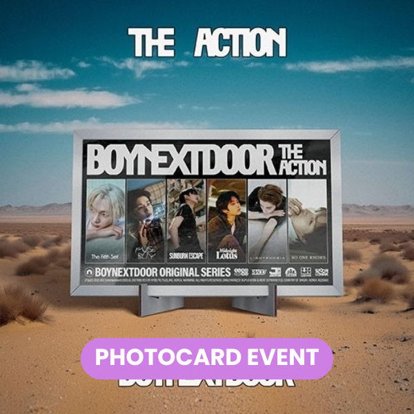 BOYNEXTDOOR - The Action (Frame Ver.) + PHOTOCARD ✅