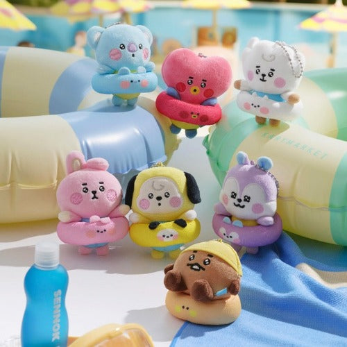 BT21 - Baby Splash Edition Plush Keyring ✅