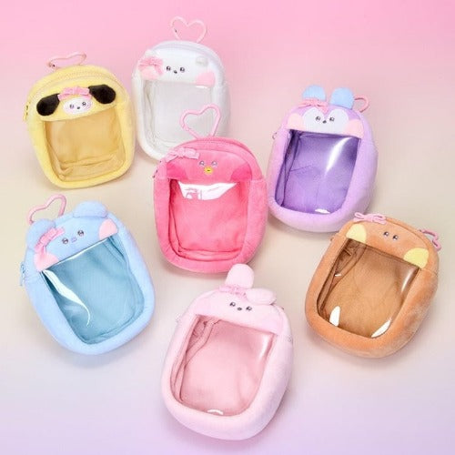 BT21 - Minini Clear Bag Charm Pouch Ribboned U ✅