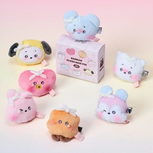 BT21 - Minini Random Plush Hairpin Ribboned U (RANDOM) ✅