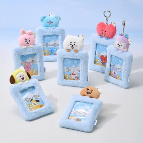 BT21 - Plush Photocard Holder Keyring Busan ✅