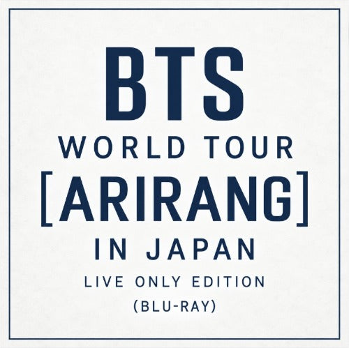 [PREORDER] BTS - World Tour : Arirang - In Japan - Live Only Edition (Blu-ray)