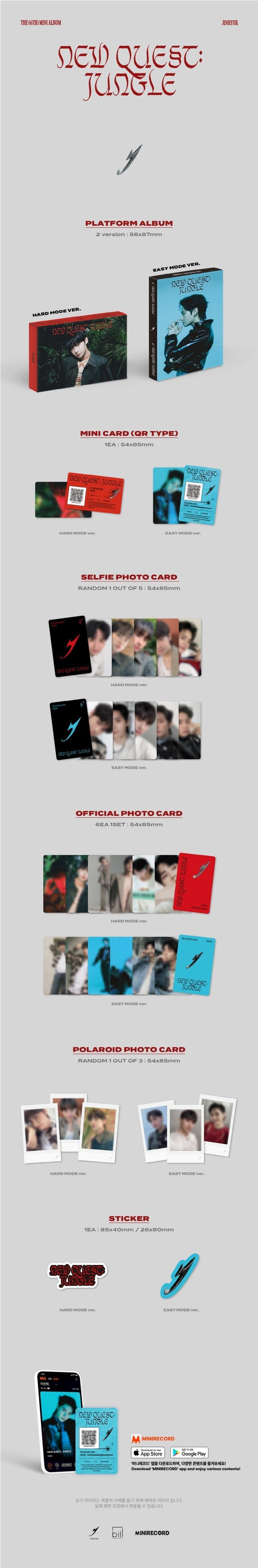 LEEJINHYUK - NEW QUEST: JUNGLE (PLATFORM ALBUM) ✅ 