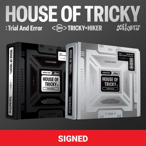 [HELLO82 SIGNED PREORDER] XIKERS - HOUSE OF TRICKY : TRIAL AND ERROR + HELLO82 DISTRIBUTION ONLY PHOTOCARD