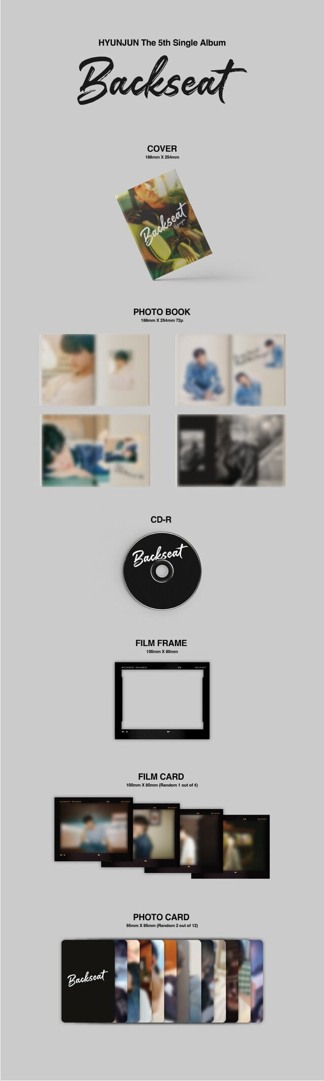 HYUNJUN - BACKSEAT ✅ 