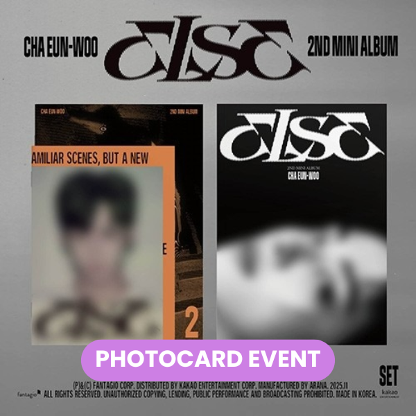 [PREORDER] CHA EUN WOO - Else + PHOTOCARD