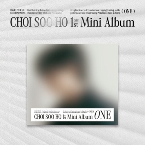 CHOI SOO HO - One (Digipack Ver.) ✅