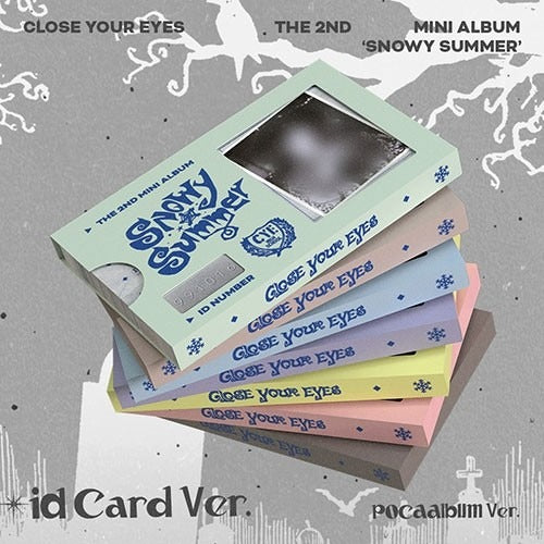 CLOSE YOUR EYES - Snowy Summer (ID Card Ver./Poca Album) ✅