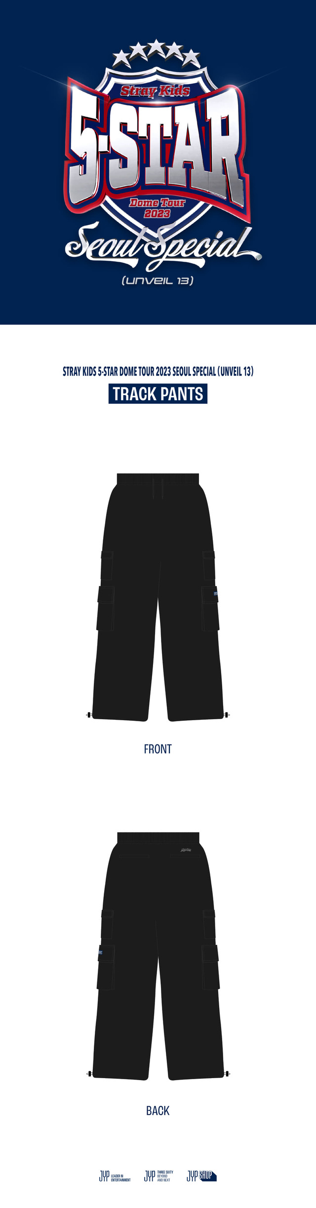 STRAY KIDS - 5-STAR DOME TOUR 2023 TRACK PANTS ✅ 