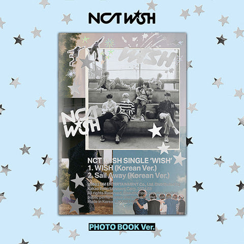 [PHOTOCARD 12/03] NCT WISH - WISH (PHOTOBOOK VER.) + PHOTOCARD GIFT ✅