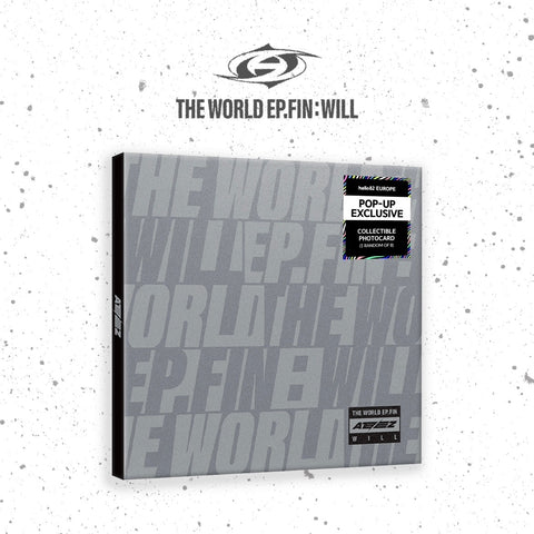 [HELLO82] ATEEZ - THE WORLD EP.FIN : WILL EUROPE POP-UP EXCLUSIVE (DIGIPAK VER.) + 3 EXCLUSIVE PHOTOCARDS