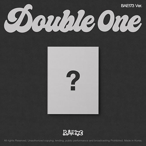 [PREORDER] DOUBLE ONE - Xpert (BAE173 Ver.)
