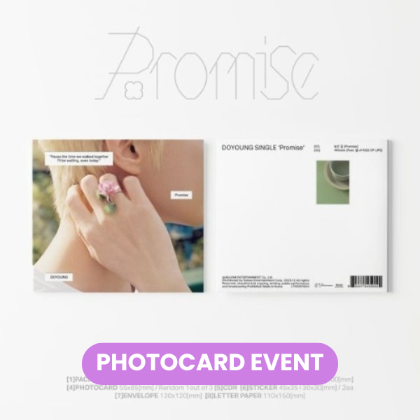 [PREORDER] DOYOUNG - Promise (Digipack Ver.) + PHOTOCARD