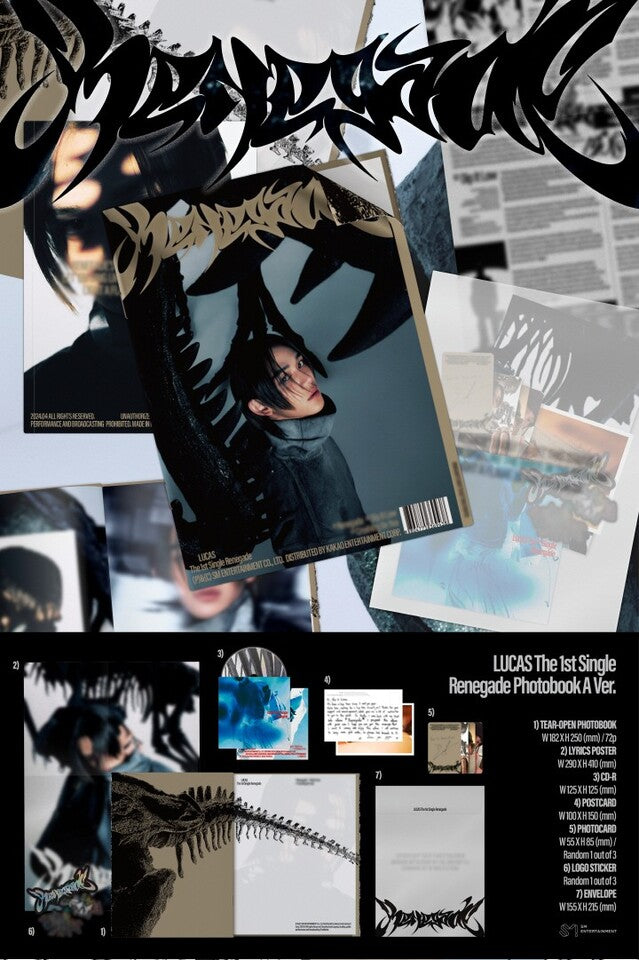 LUCAS - RENEGADE (PHOTOBOOK VER.) ✅ 