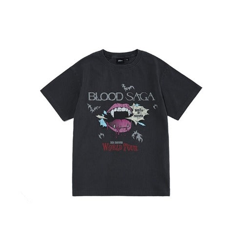 [PREORDER] ENHYPEN - Blood Saga - S/S T-Shirt (Charcoal)