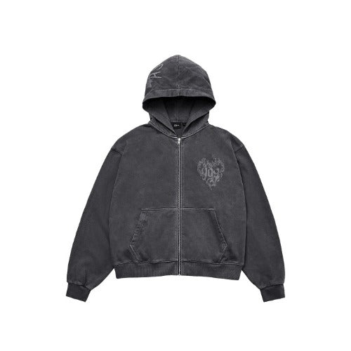 [PREORDER] ENHYPEN - By Enhypen: Sunghoon - 109 Zip-Up Hoodie (Charcoal)
