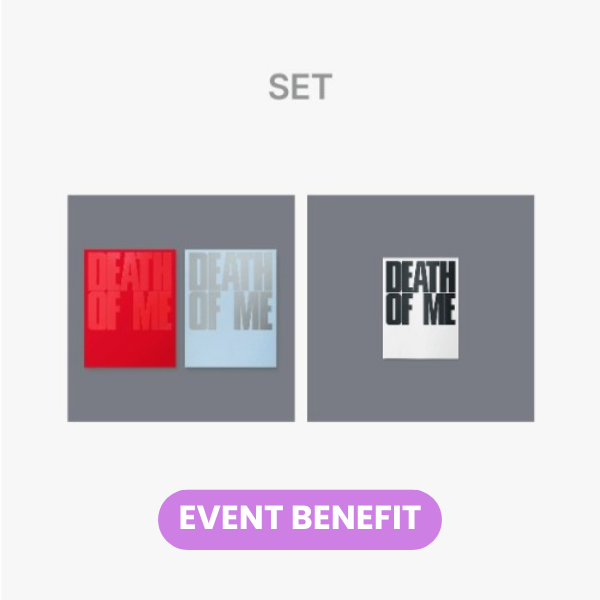 [PREORDER] EVAN - Death Of Me (Standard Ver. SET + Weverse Albums Ver.) + BENEFIT