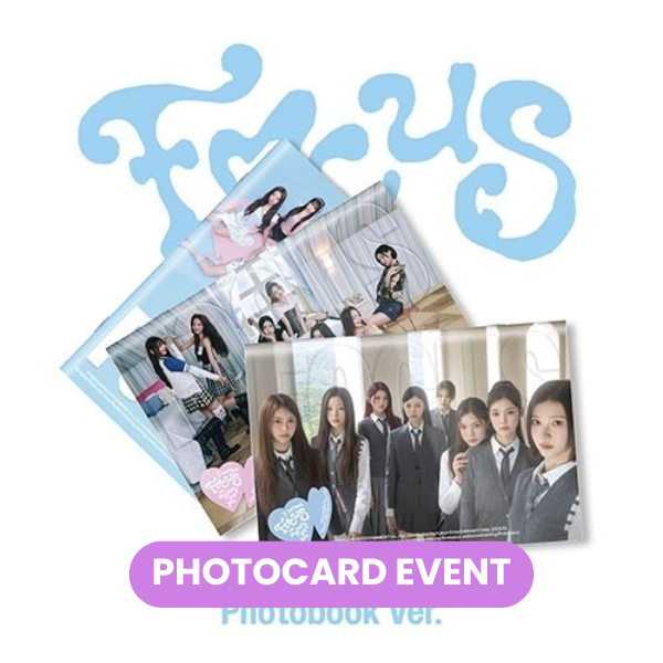 HEARTS2HEARTS - Focus (Photobook Ver.) + PHOTOCARD ✅