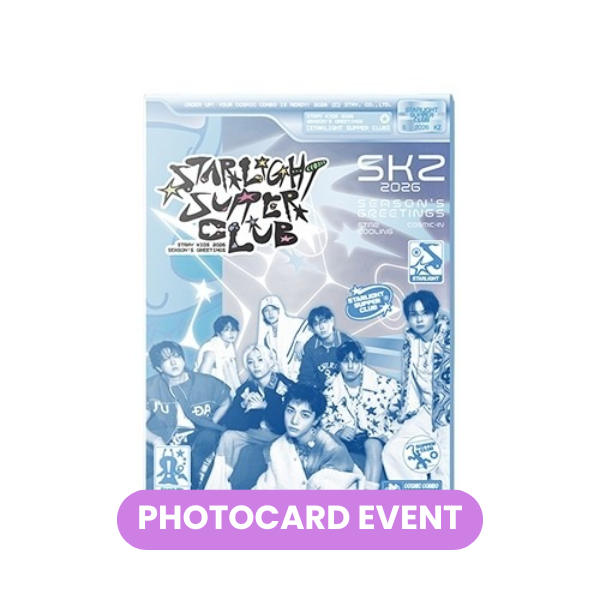 [PREORDER] STRAY KIDS - 2026 Season's Greetings (Starlight Supper Club) + PHOTOCARD