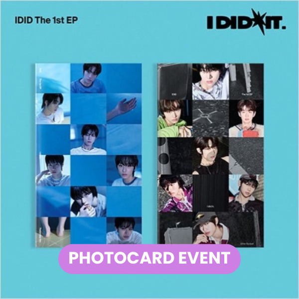 IDID - I Did It + PHOTOCARD ✅