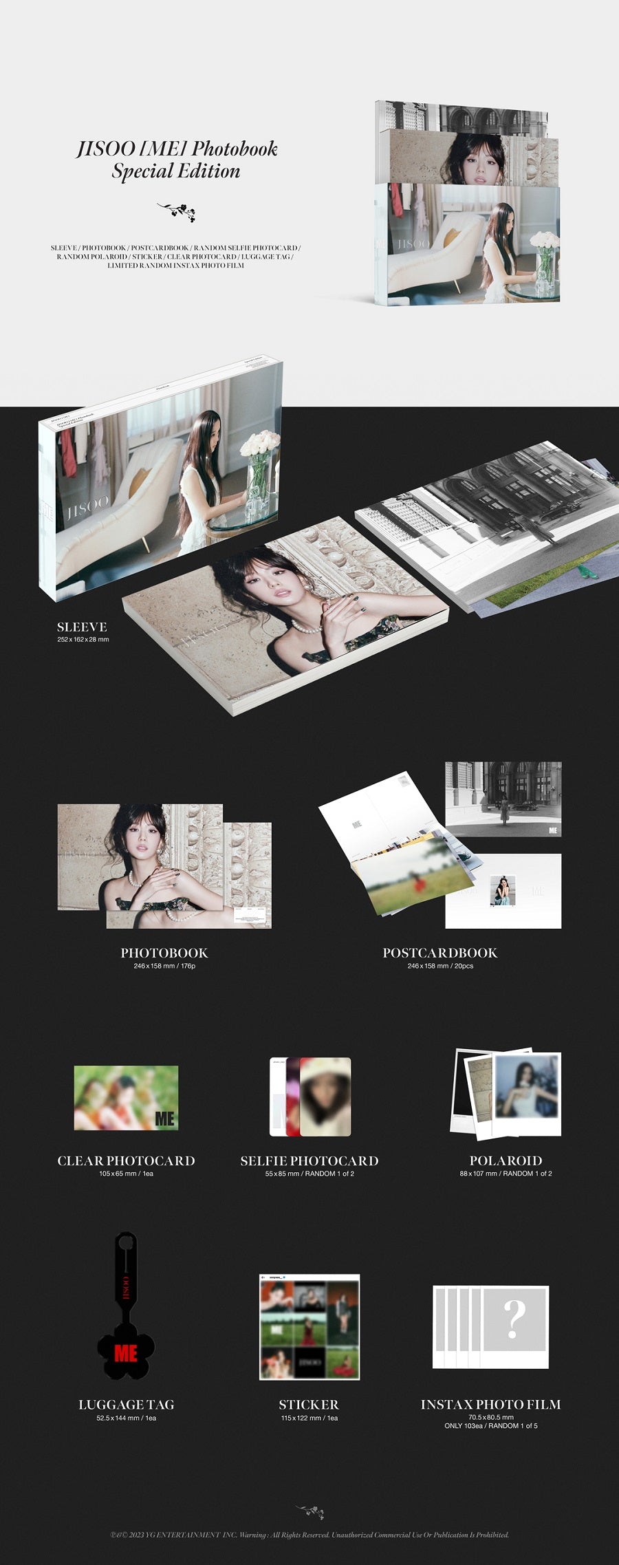 JISOO - ME PHOTOBOOK (SPECIAL EDITION) ✅