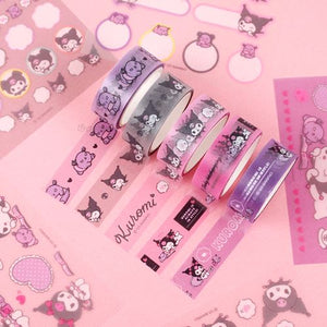 SANRIO - PEARL MASKING TAPE AND DIARY DECO STICKER SET ✅