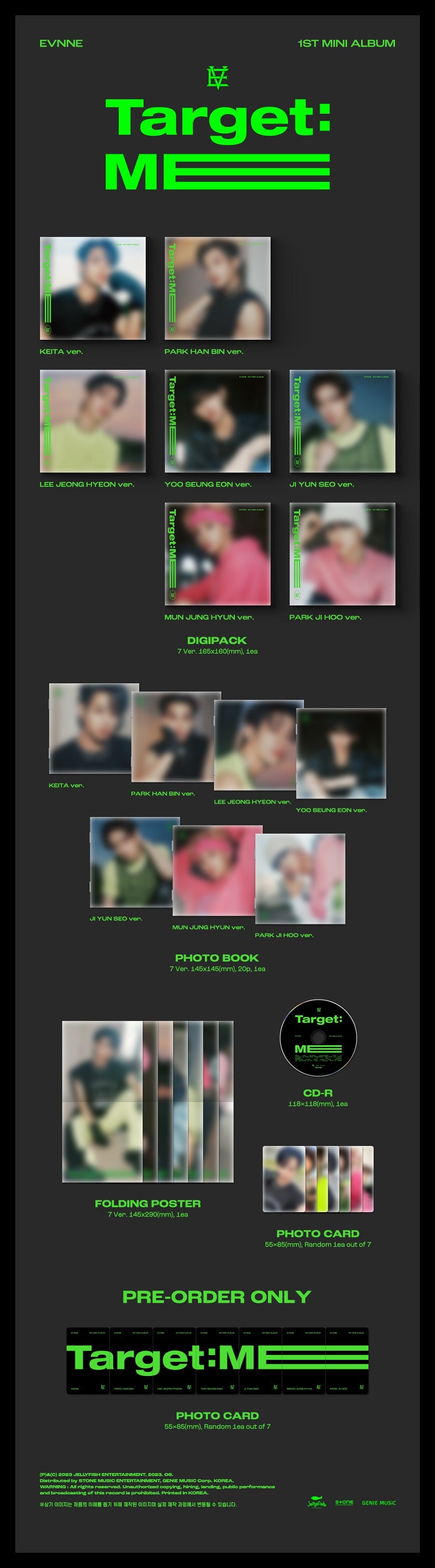 EVNNE - TARGET : ME (DIGIPACK VER.) ✅