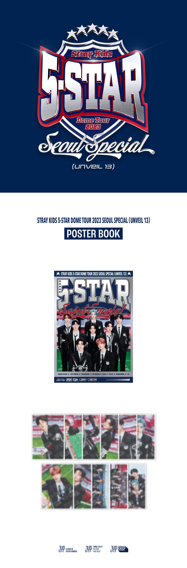 STRAY KIDS - 5-STAR DOME TOUR 2023 POSTER BOOK ✅ 