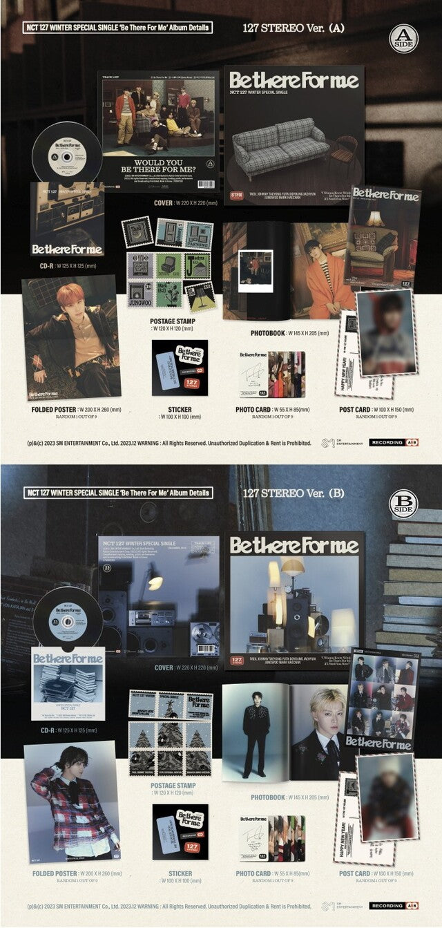 NCT 127 - NCT 127 - WINTER SPECIAL SINGLE BE THERE FOR ME (127 STEREO VER.) ✅