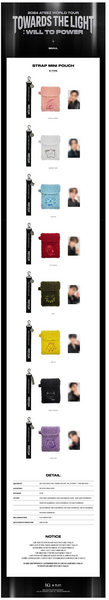 ATEEZ - TOWARDS THE LIGHT : WILL TO POWER (STRAP MINI POUCH) ✅